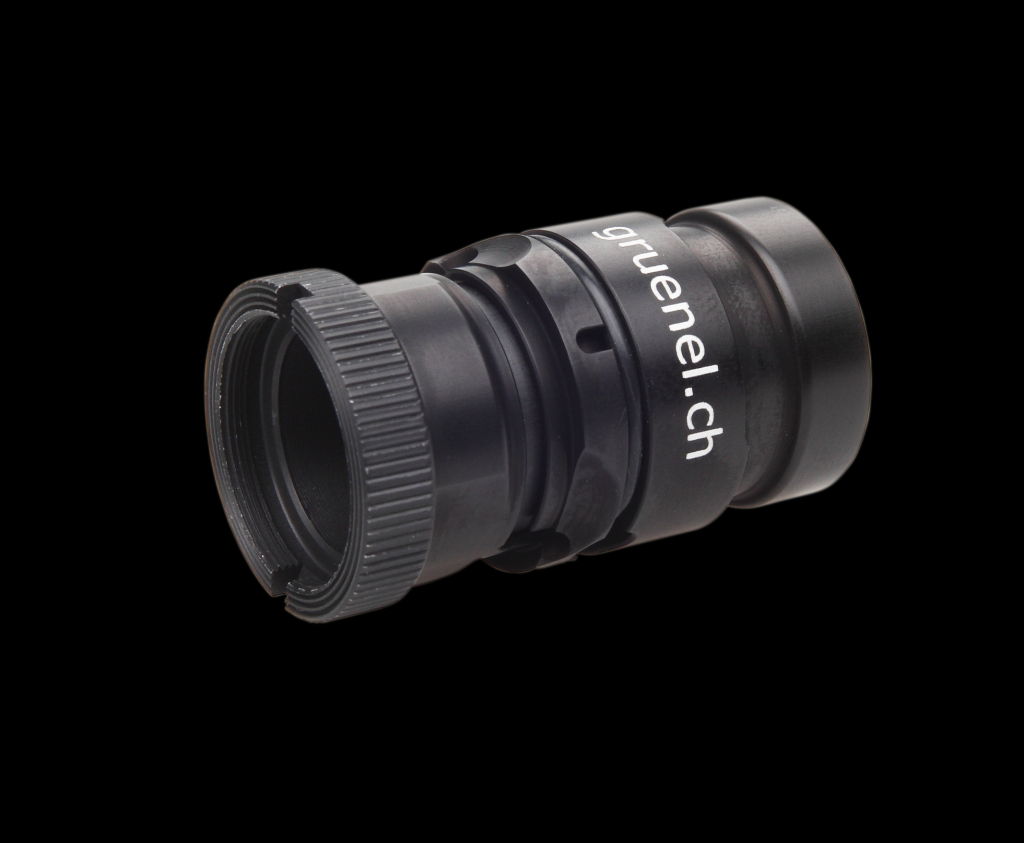 G+E Korntunnelhülse lang 34mm, M18, schwarz