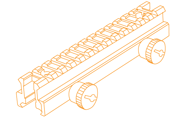 UTG Medium Profile Riser Mount