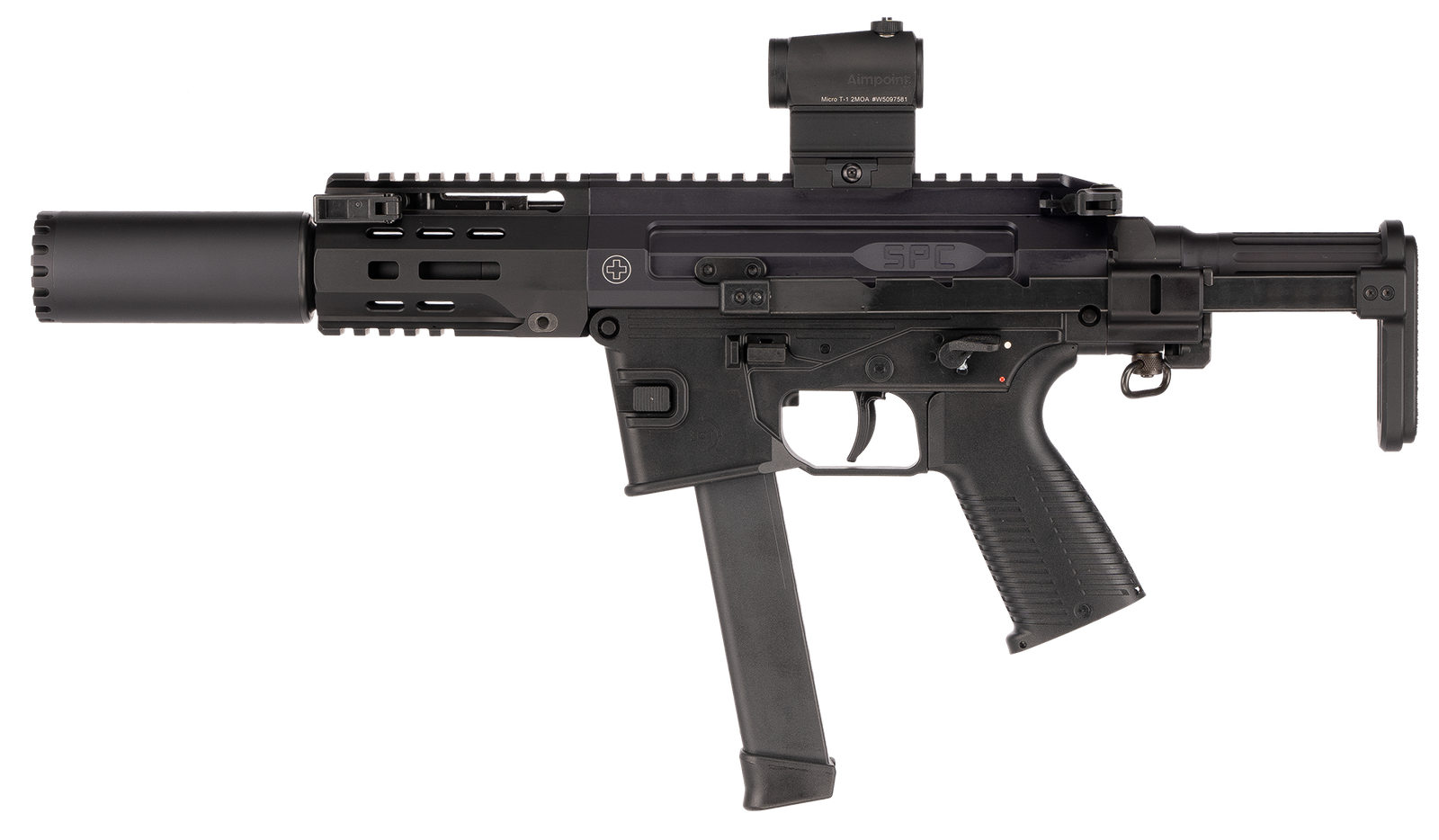 Halbautomat B&T AG SPC9 SD PDW G 9mm Para (Glock Magazine)