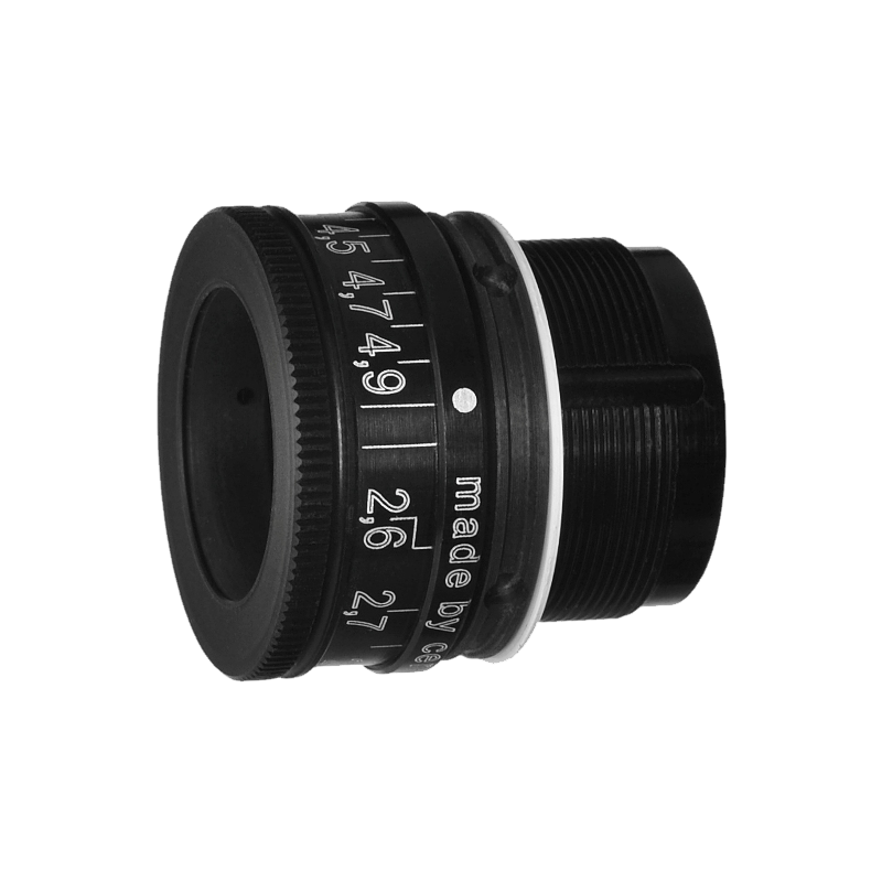 Centra Irisringkorn Querbalken (verstellbar) GE31 M12.7x0.5 wf K Tunnel 2.3-4.3mm 1.6mm schwarz