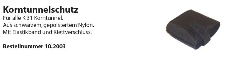 Wyss Korntunnelschutz-Kappe K31