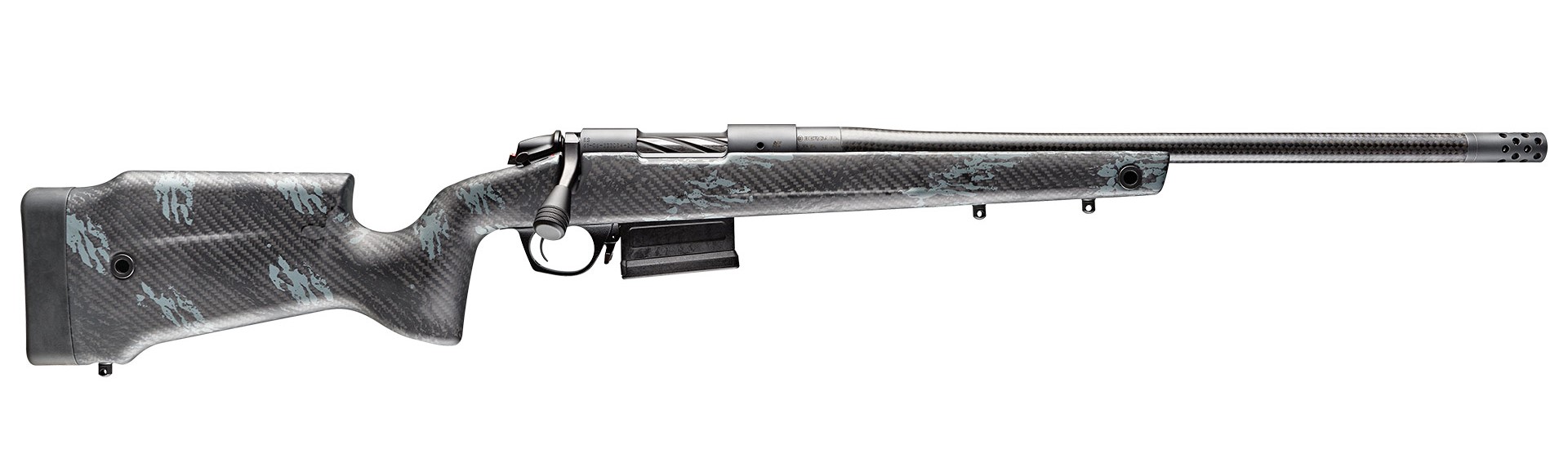 Repetierer Bergara Modell B14² Crest Carbon .308 Win. , 20" Lauf (Cure Carbon 21.5 mm), Carbon Schaft