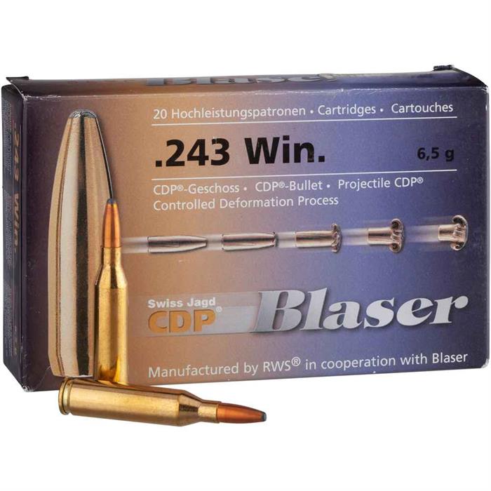 Munition Blaser CDP, 6.5g .243 Win.