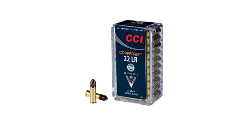 Munition CCI .22lr Copper 21grs