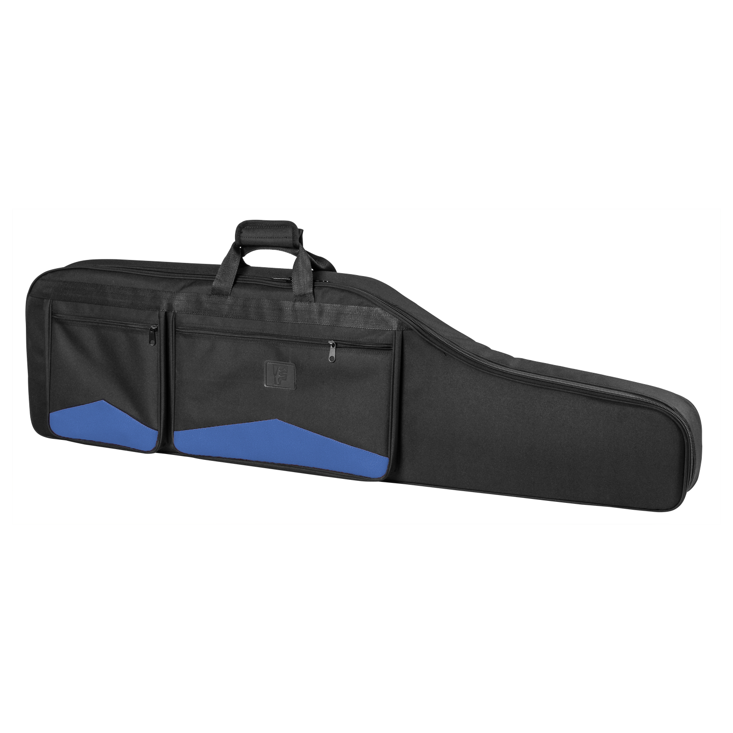 Gewehrtasche Fritzmann  aus Nylon mit gepolsterten Nylonfutter Stgw57 - schwarz/blau