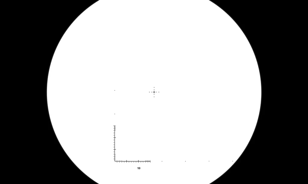 Fernglas mit Distanzmesser Safran VECTRONIX AG Vector X 10x42 mit MSR-SMR2 Absehen, MRAD