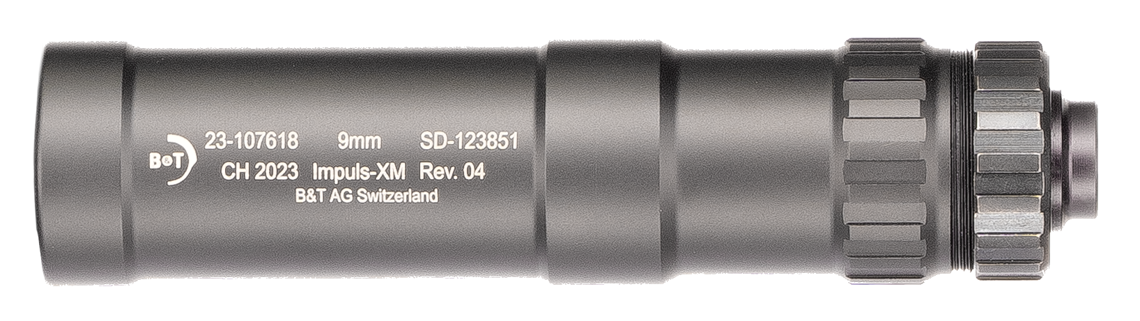 Schalldämpfer B&T AG Impuls XM, M13.5x1 Links 9mm