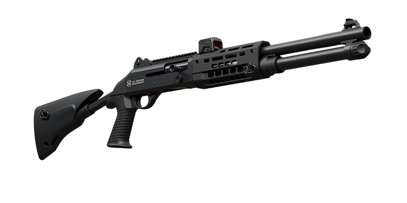Halbautomat Benelli M4 A.I. Drone Guardian 12/76 , LL47cm, 6Patronen, Teleskopschaft, Steiner MPS-CD