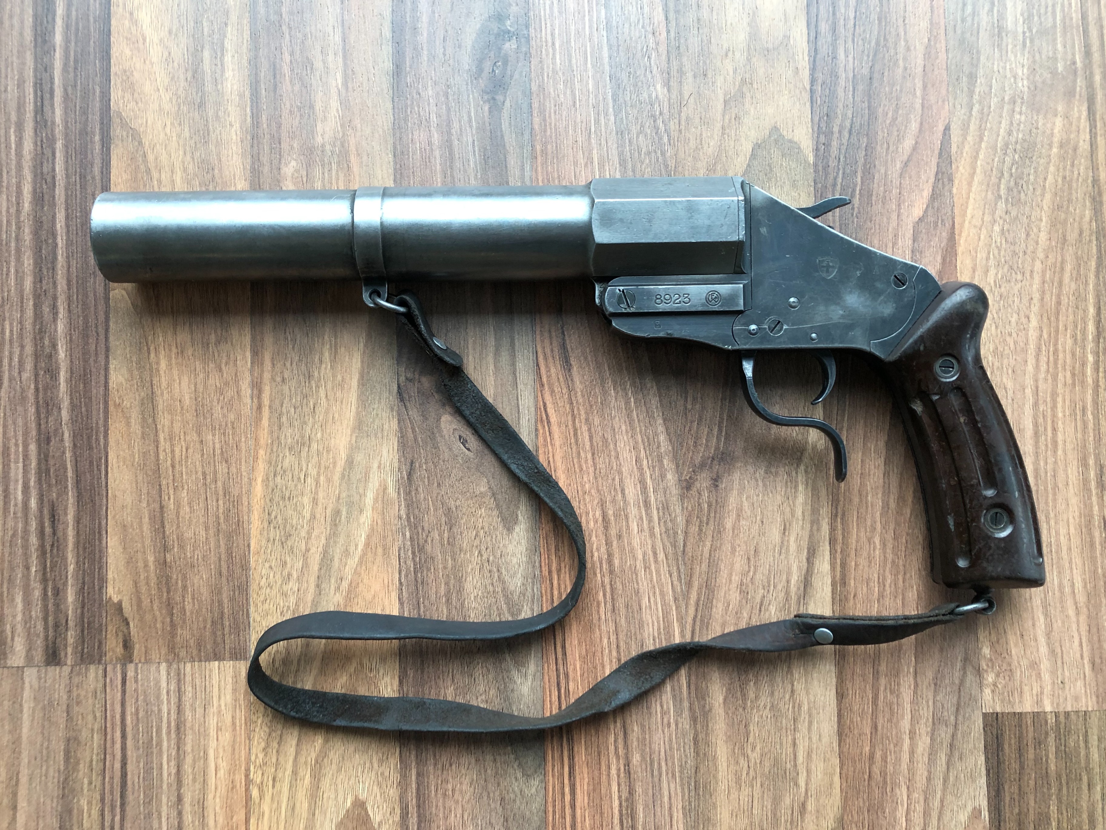 Signalpistole W+F (Raketenpistole) Mod.17/38 zweites Modell 34mm