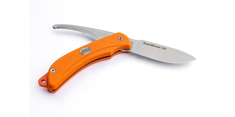 Messer EKA  Swedblade G5 orange mit Etui